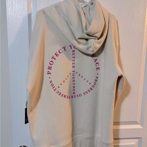 Brunette the label big sister hoodie. Cream color. M/L oversized fit.